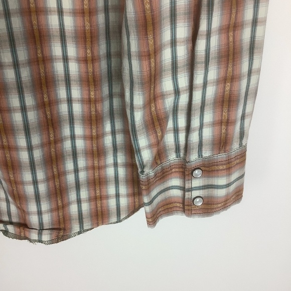 Levis Strauss Men's Western Cowboy Southwestern Snap Button Casual Shirt XL - Picture 10 of 12
